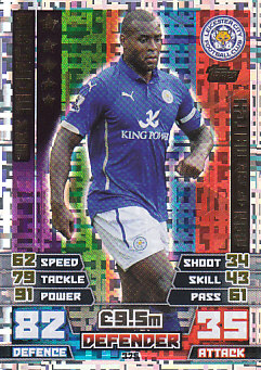 Wes Morgan Leicester City 2014/15 Topps Match Attax Man of the Match #375